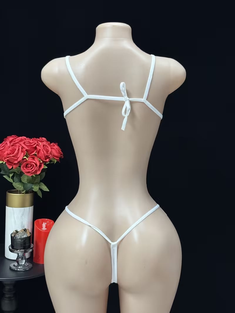 Lace Cut-Out Lingerie Set
