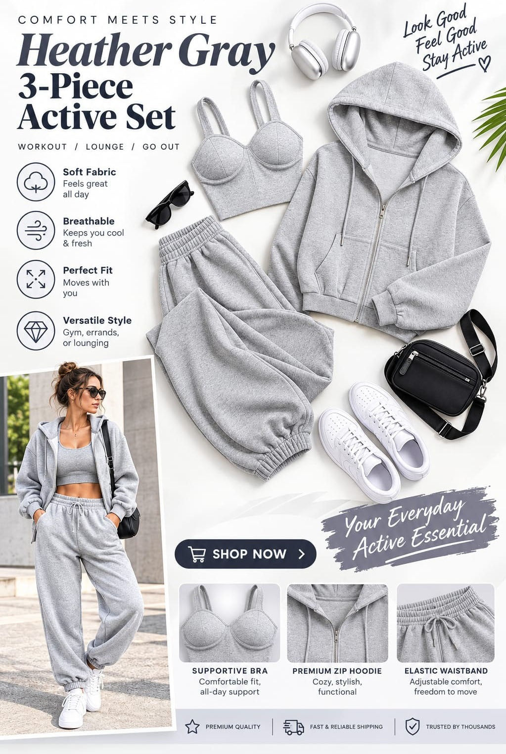 Ladies Active lounge set