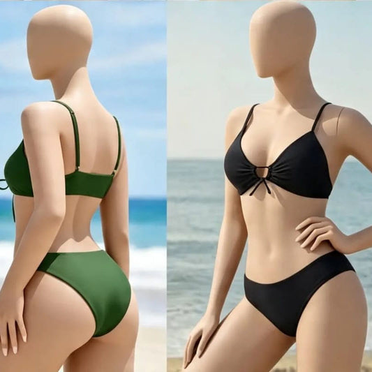 Front tie Bikni set
