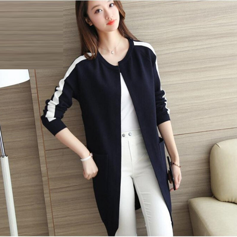 Black Long Coat with dual pockets
