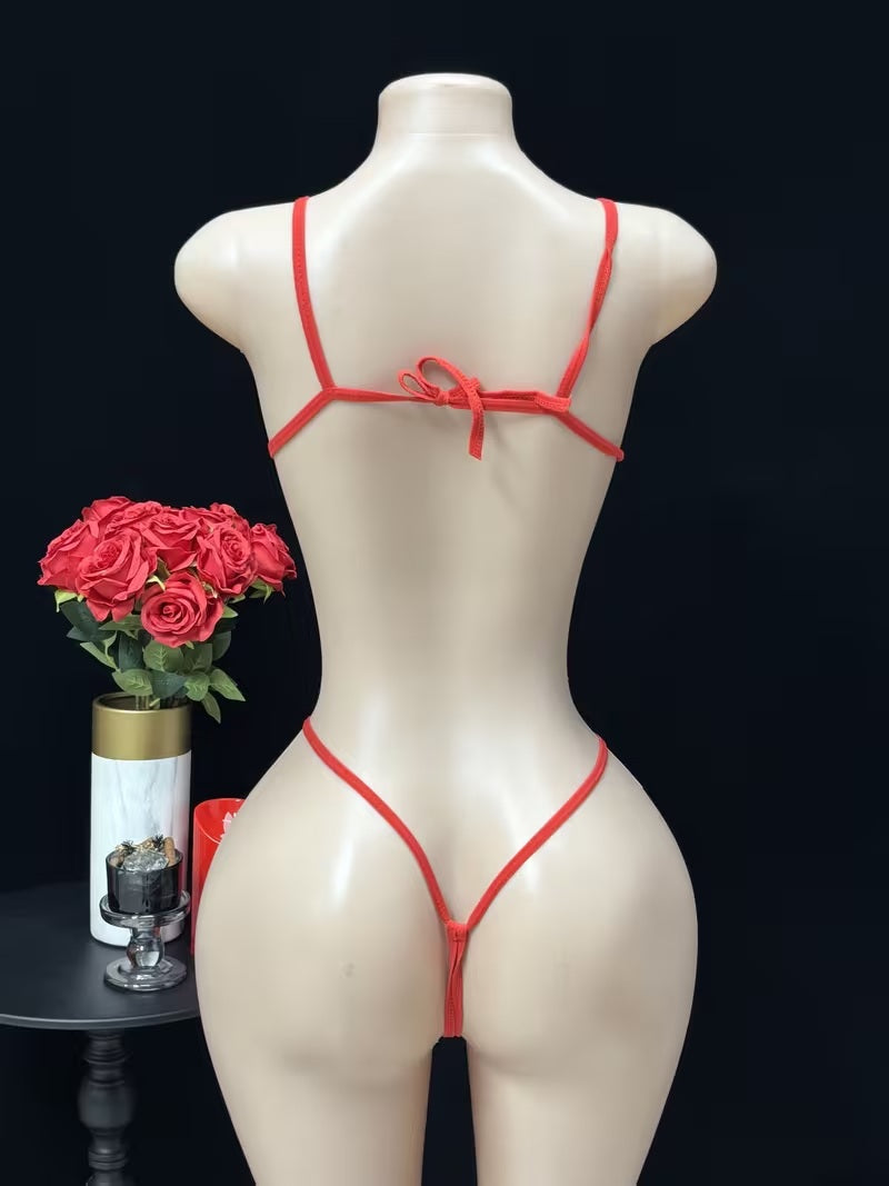 Lace Cut-Out Lingerie Set