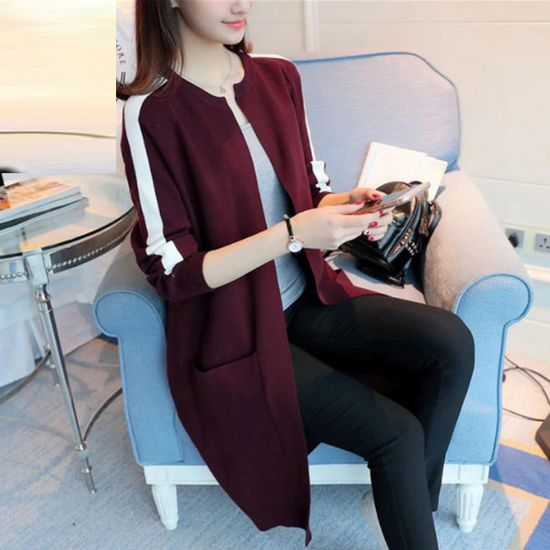 Black Long Coat with dual pockets