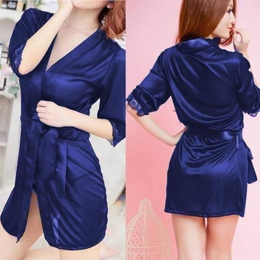 Gown Plus Short Blue