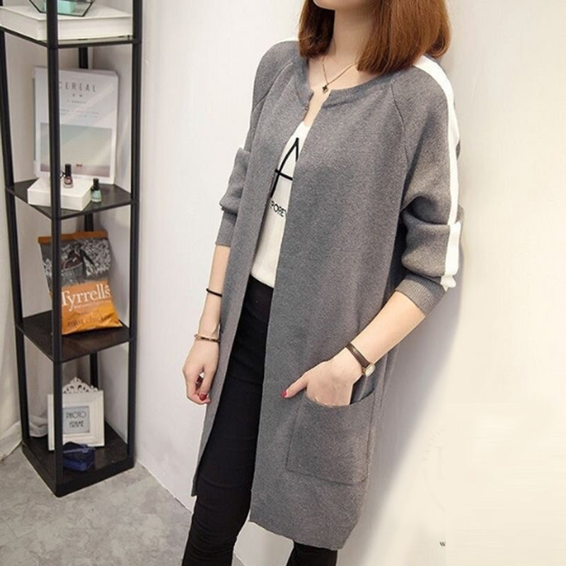 Black Long Coat with dual pockets