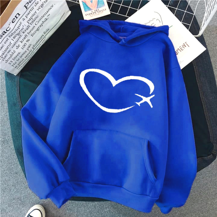 LADIES HEART HOODIE