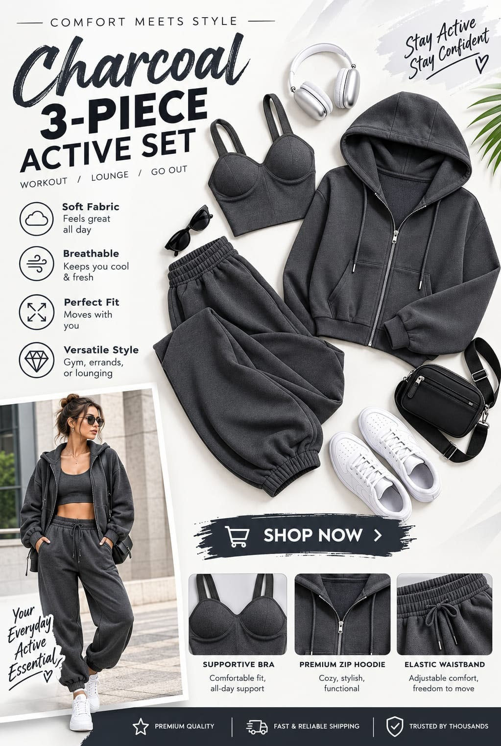 Ladies Active lounge set