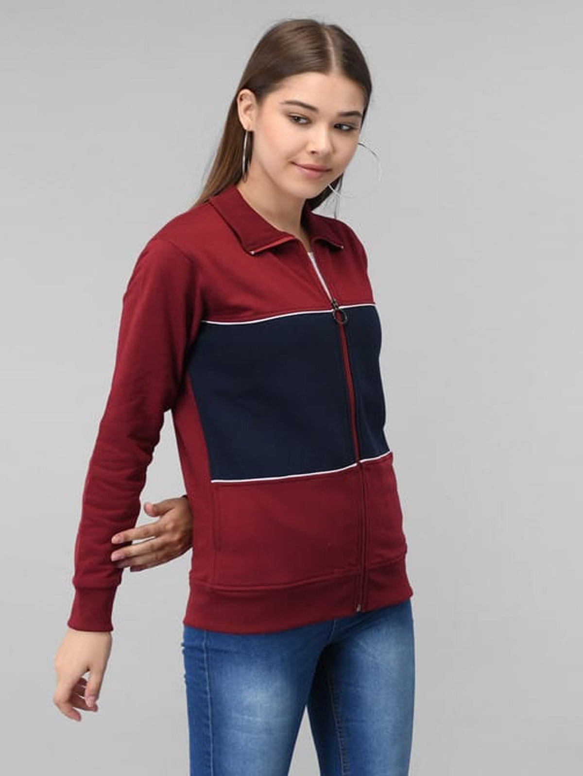 Ladies Urban Zipper hoodie