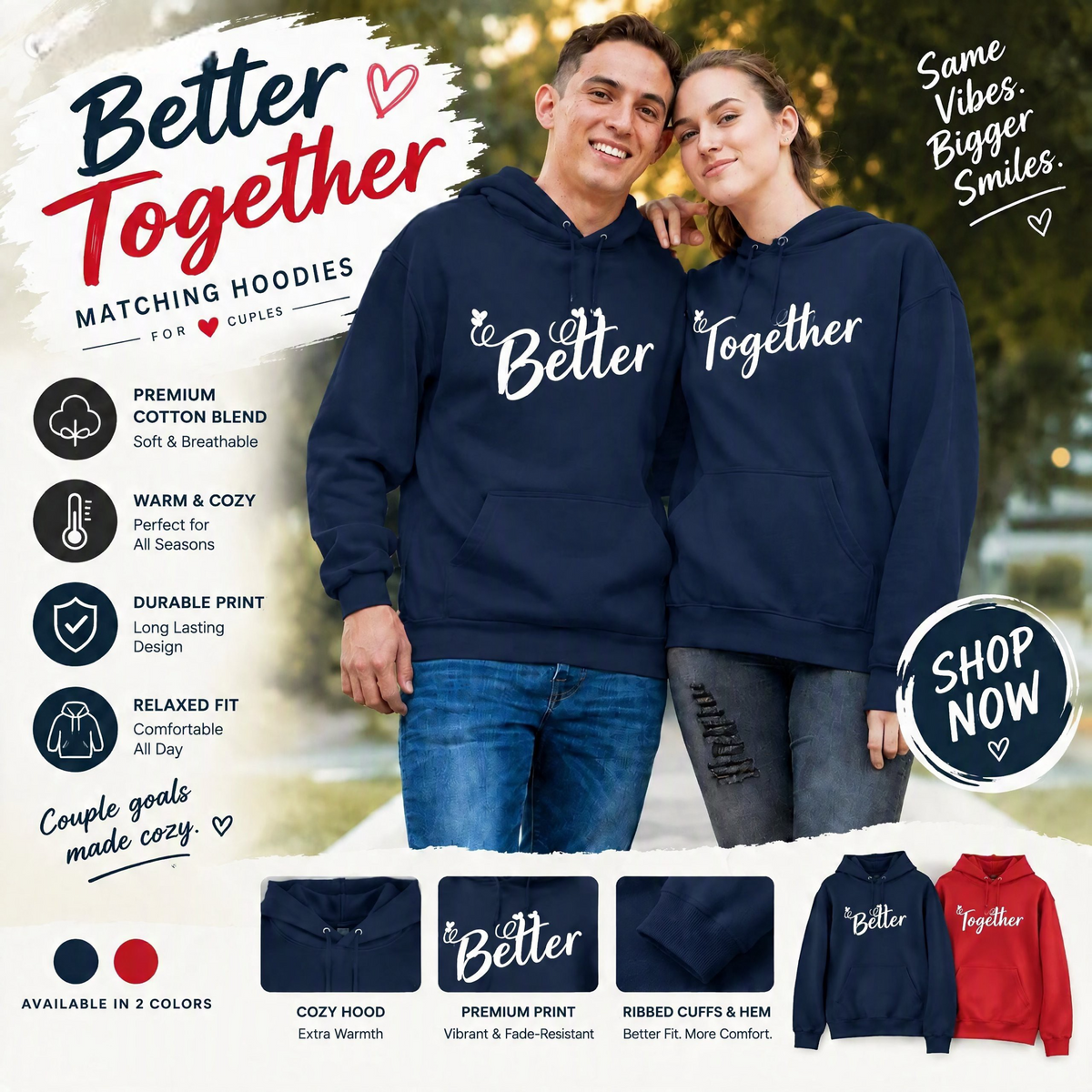 Better Togather couple Hoodies