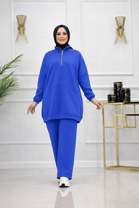 2 Piece Front Zip Winter Tracksuit