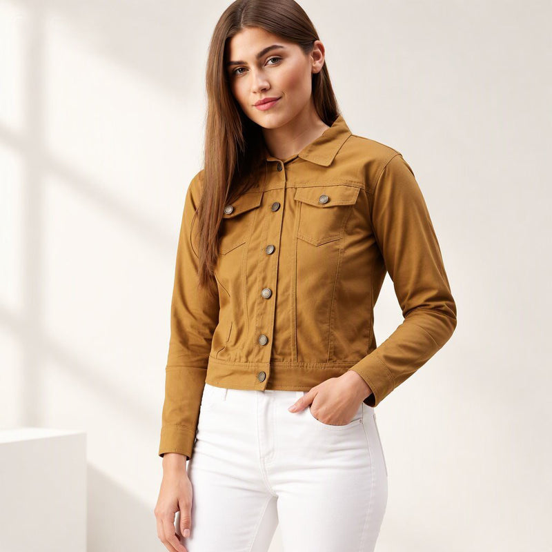 Light Brown Denim Jacket