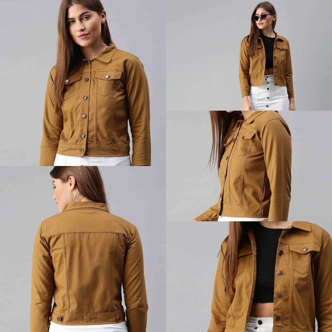 Light Brown Denim Jacket