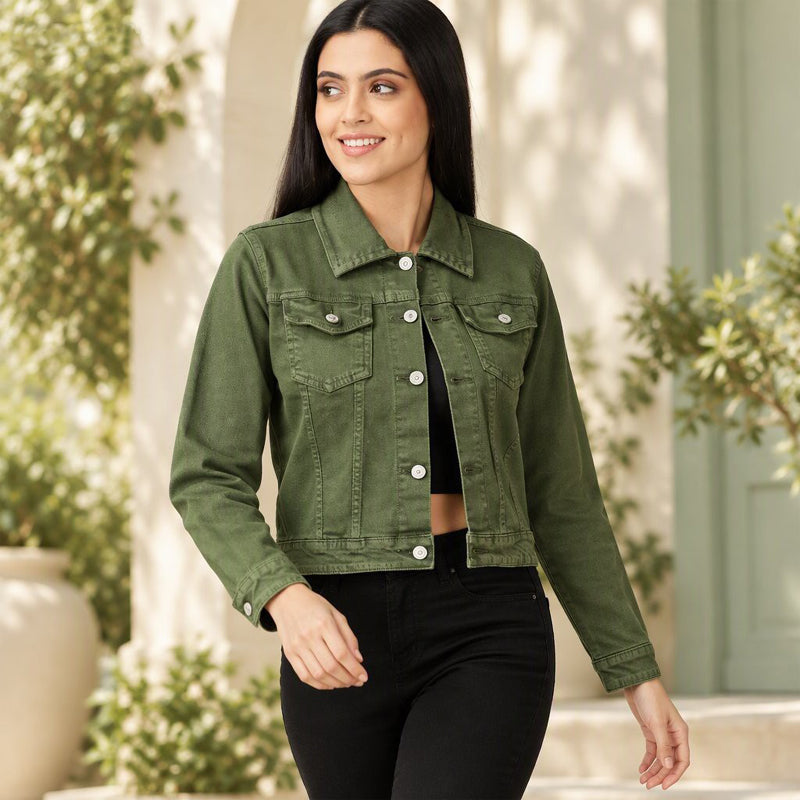 Green Denim Jackets