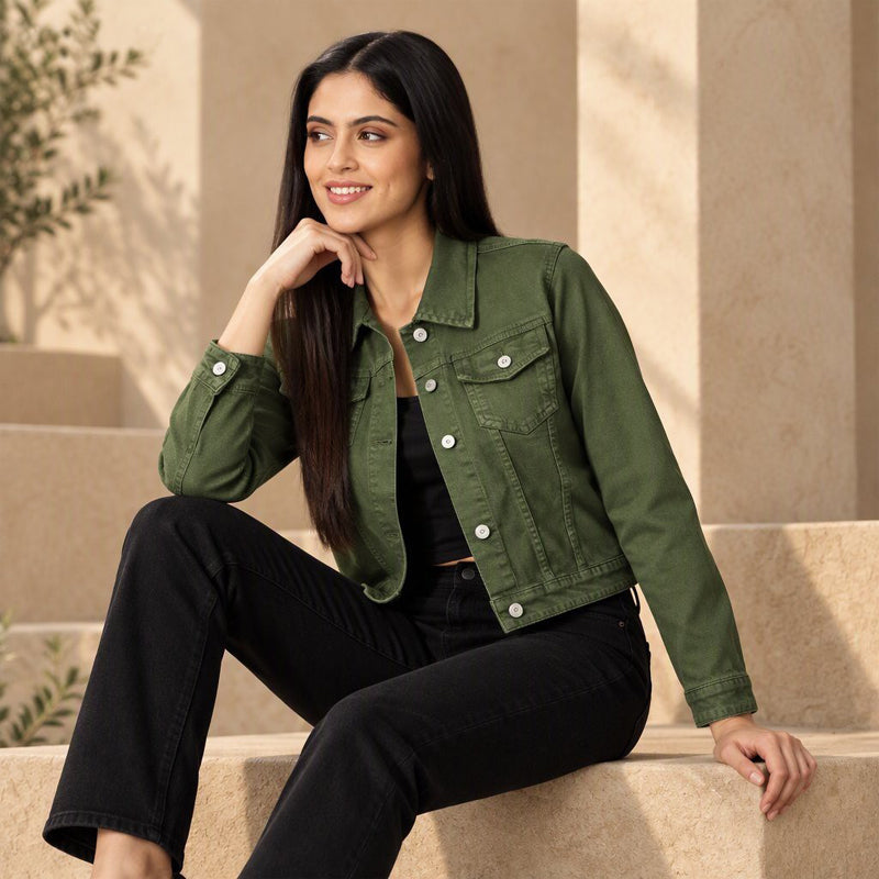 Green Denim Jackets