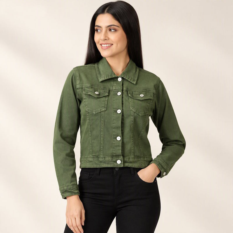 Green Denim Jackets