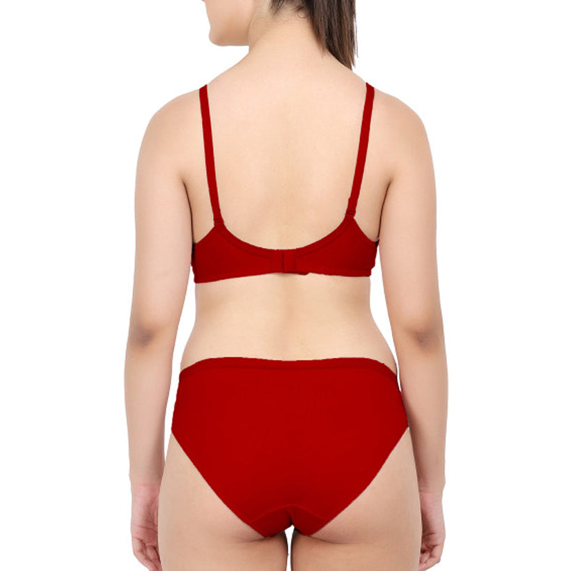 Ladies foamic padded bra panty