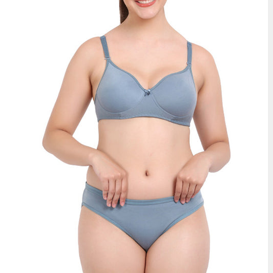 Ladies foamic padded bra panty