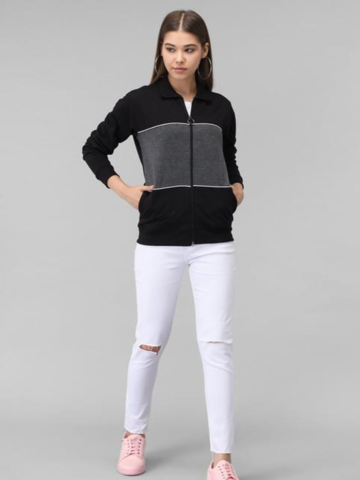 Ladies Urban Zipper hoodie