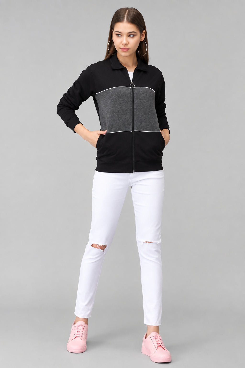 Ladies Urban Zipper hoodie