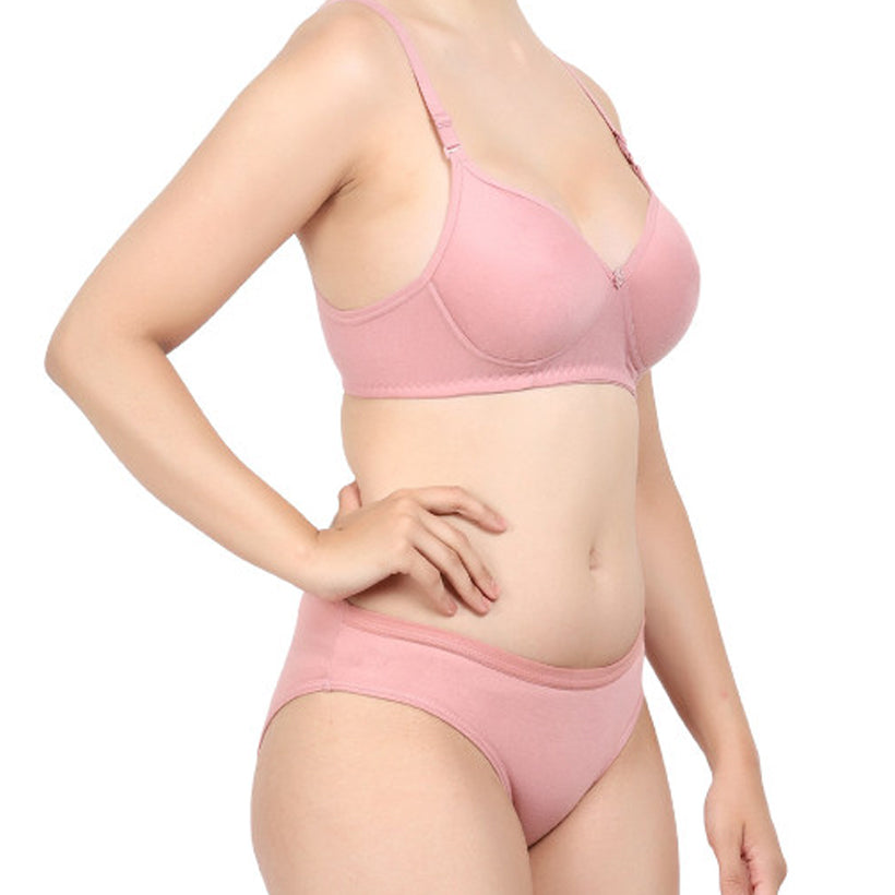 Ladies foamic padded bra panty
