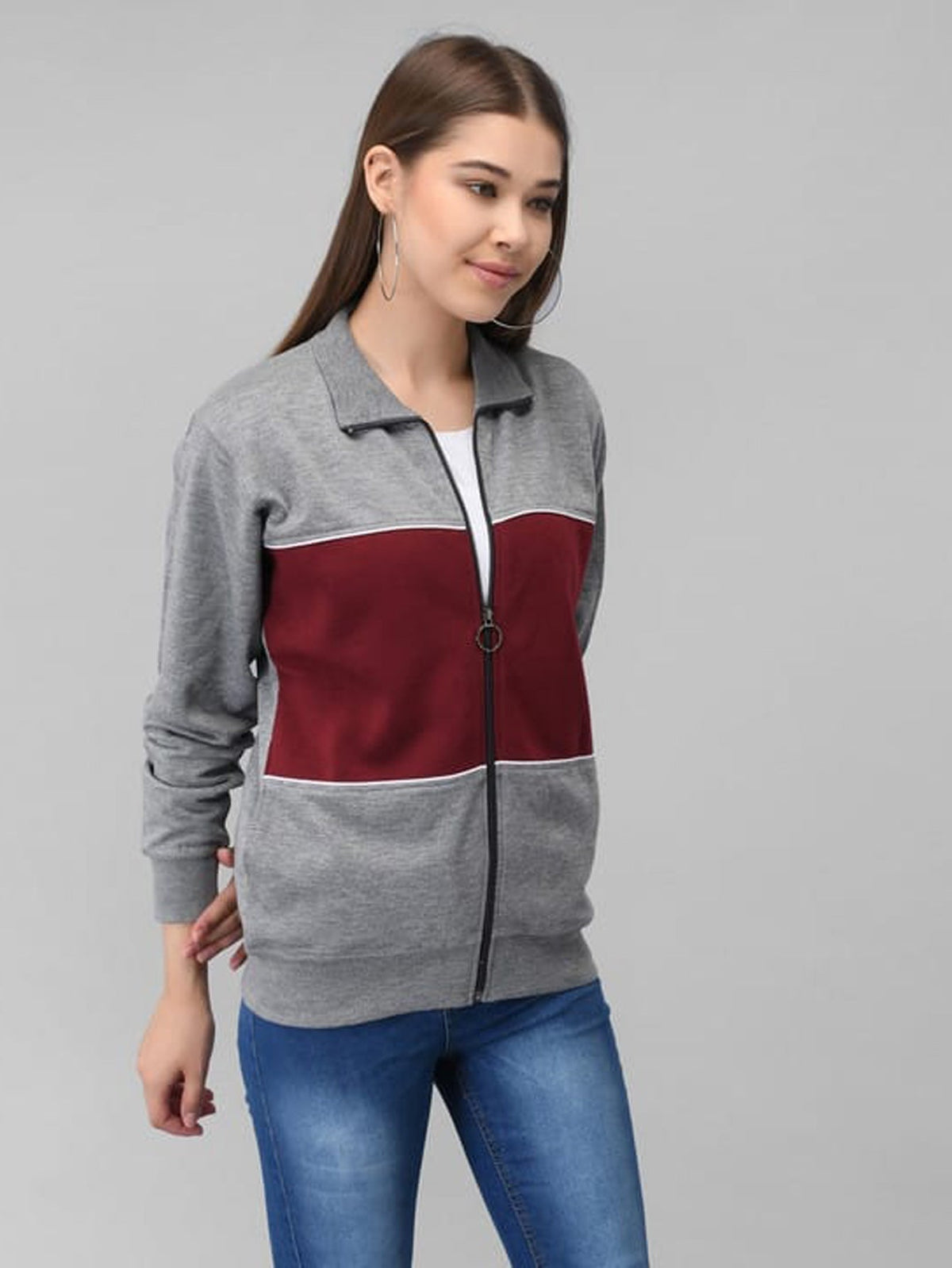 Ladies Urban Zipper hoodie