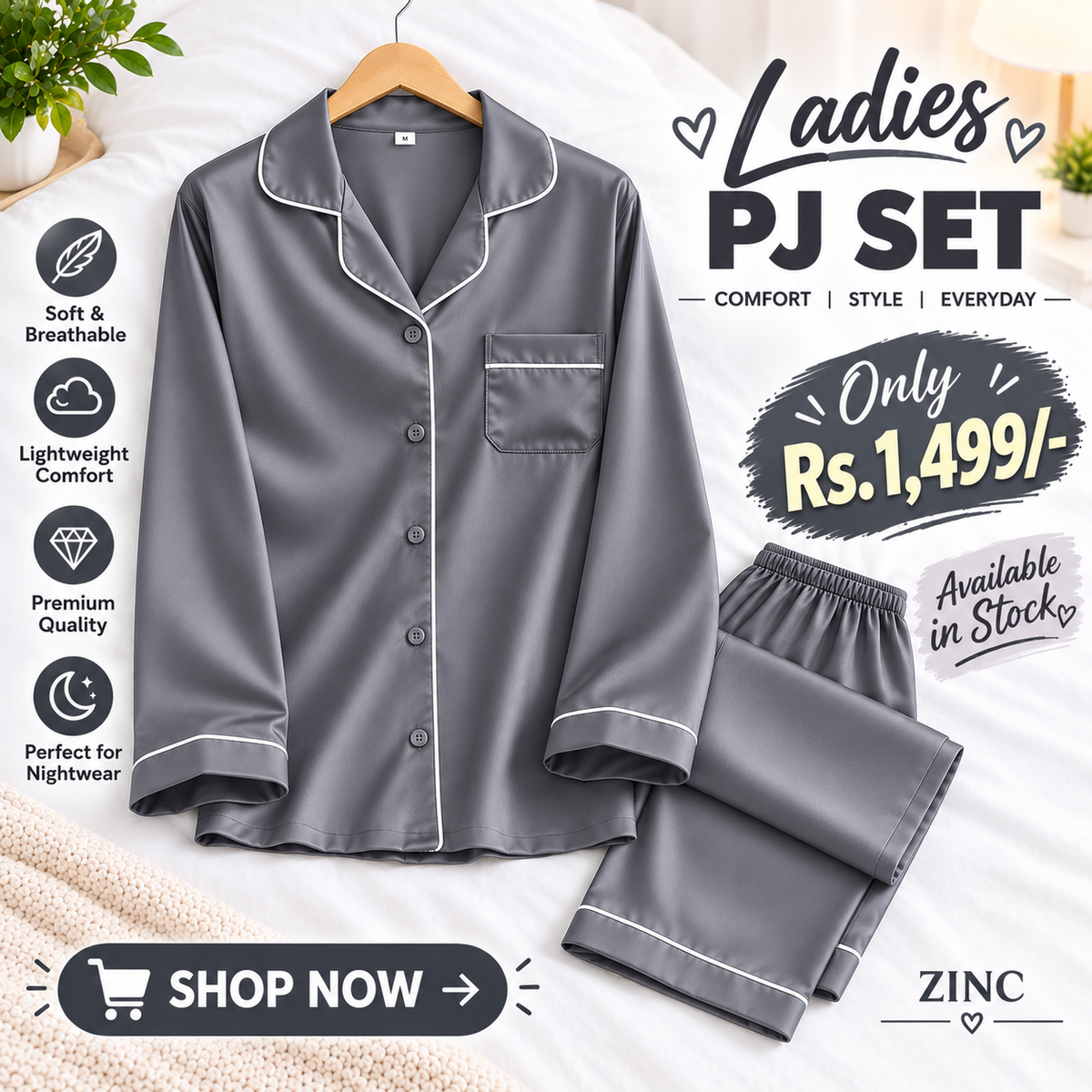Branded PJ Set