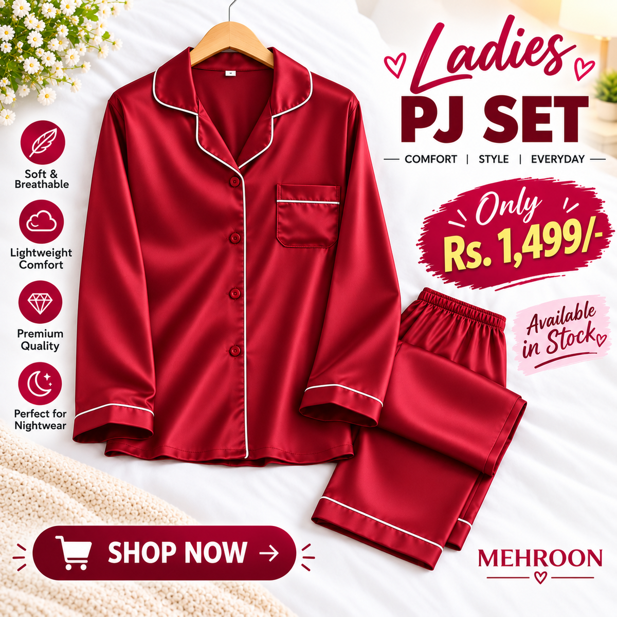 Branded PJ Set