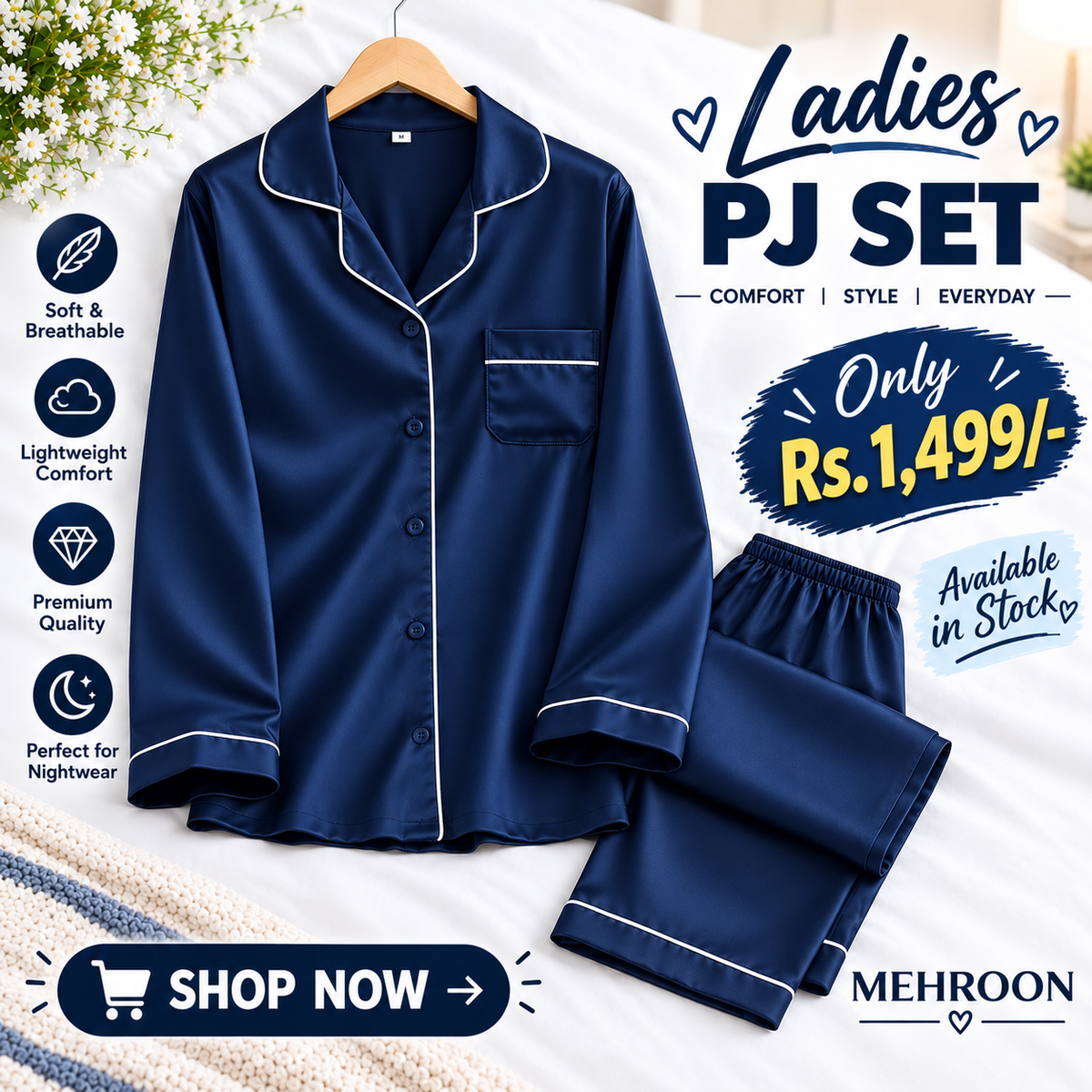 Branded PJ Set