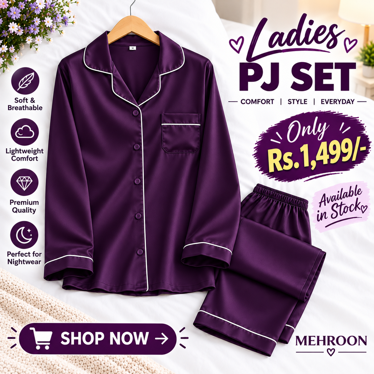 Branded PJ Set
