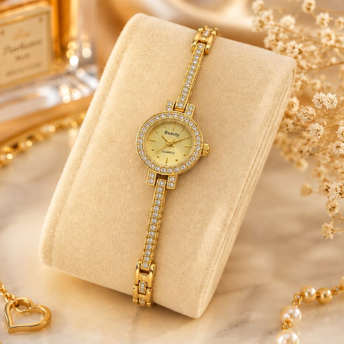 Elegant Crystal Stone Luxury watch